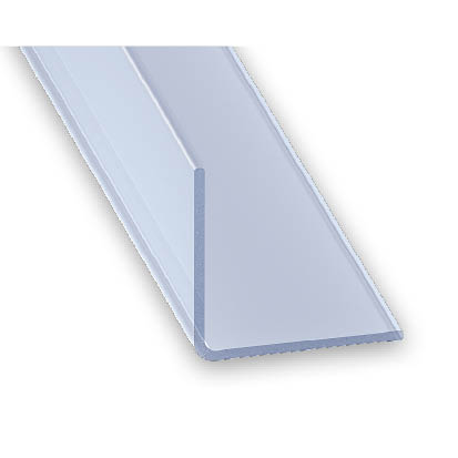 Equal corner transparent plastic profile