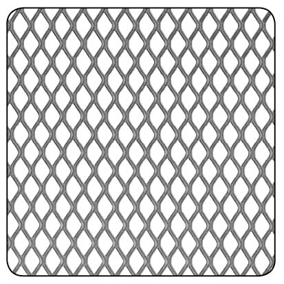 Grille 6x3.3 mm  raw steel